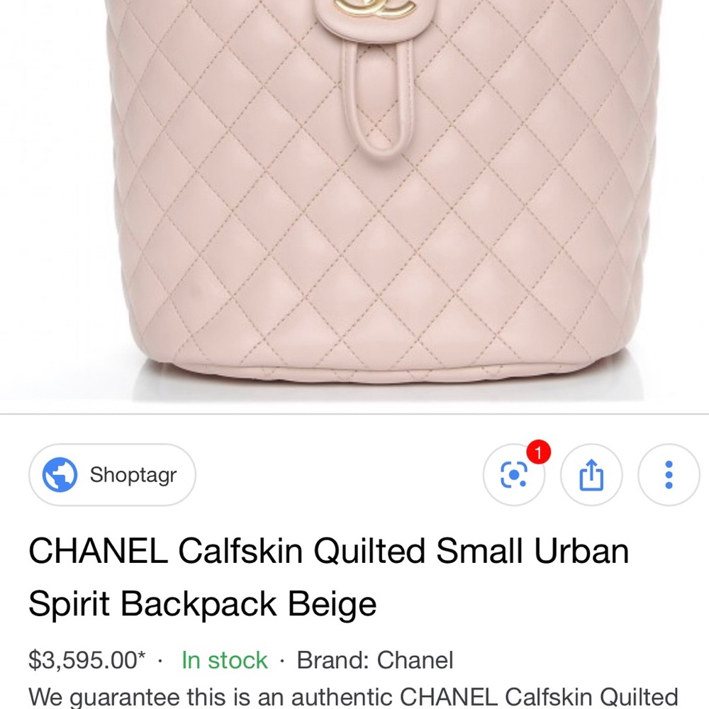 Brand new Chanel backpack